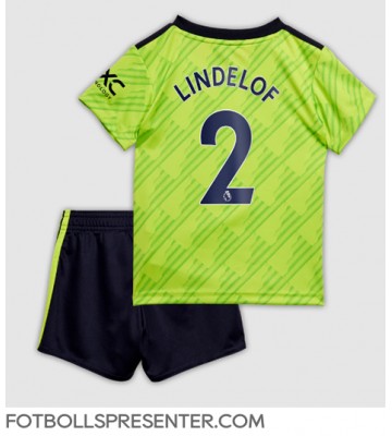 Manchester United Victor Lindelof #2 Tredje tröja Barn 2022-23 Kortärmad (+ korta byxor)